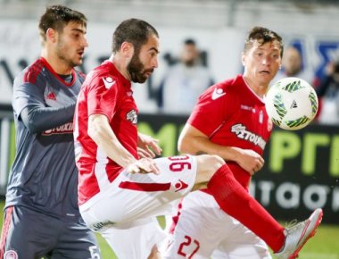 Super League: Κόλλησε στην Κρήτη ο Ολυμπιακός, 2-2 με Πλατανιά